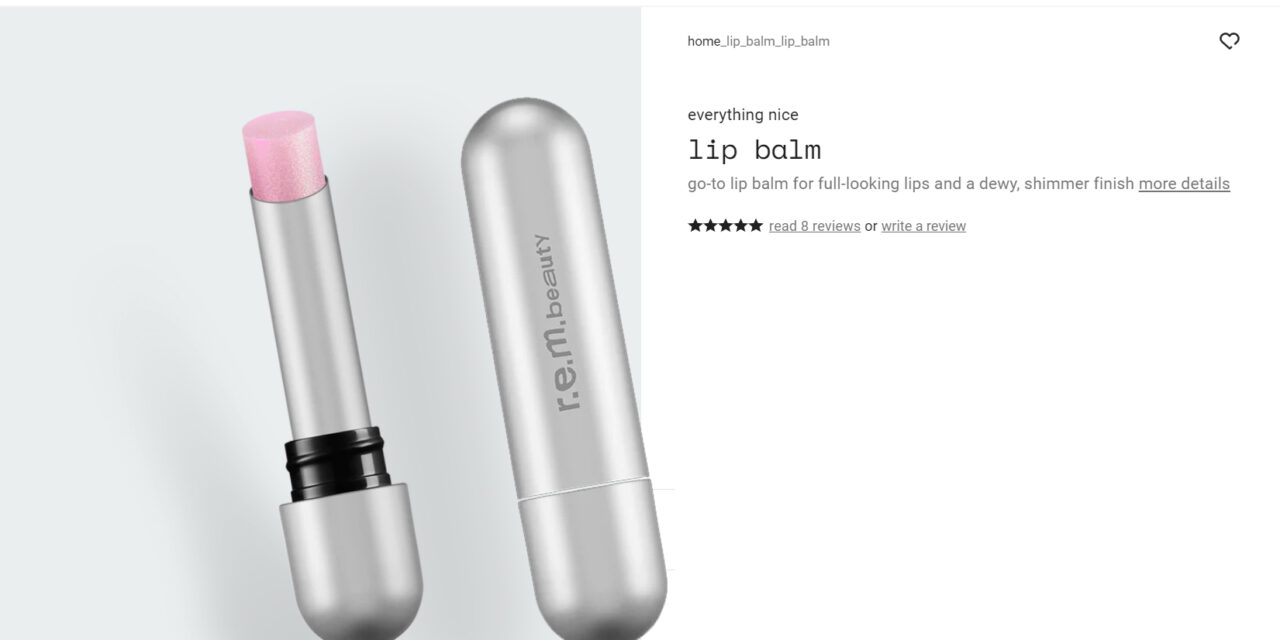 r.e.m. beauty lip balm