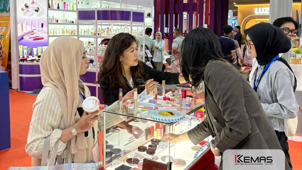 Colorful KIM products showcase during First Day