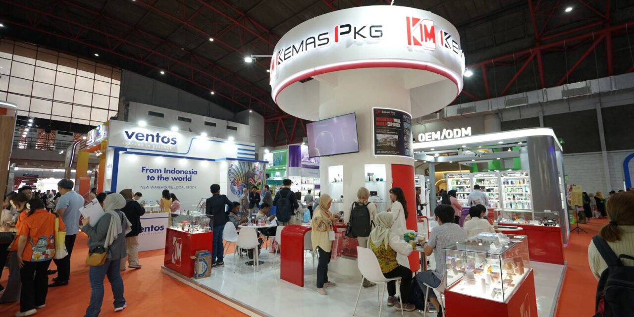ICI Jakarta 2026 Day Two: Empowering Sustainable Cosmetic Packaging Innovations KEMASPKG Booth